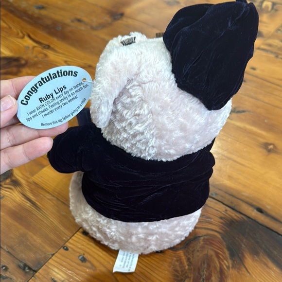 AVON Beary Beautiful "Ruby Lips" TEDDY BEAR 12"- Adorable Bear. New with tags - Picture 3 of 11